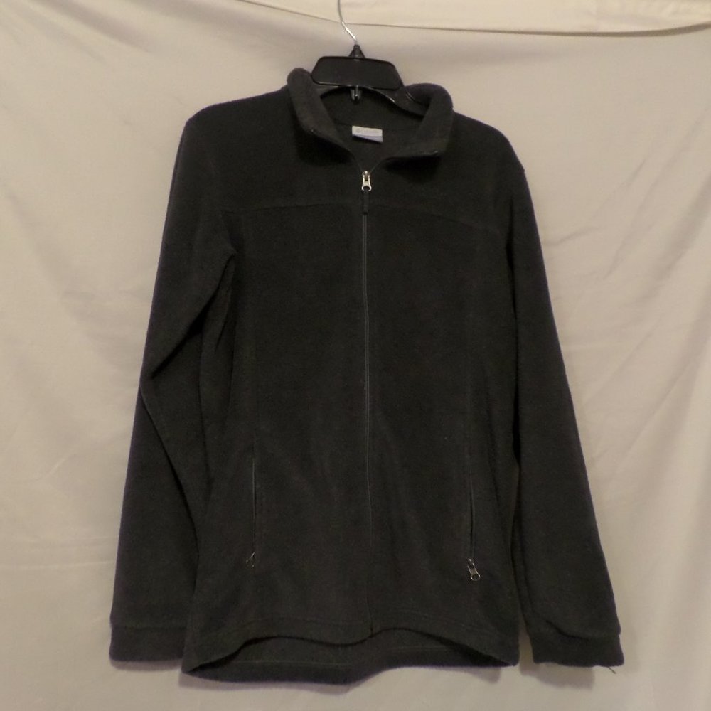 Columbia Grey Full Zip Fleece Jacket – Size XL
